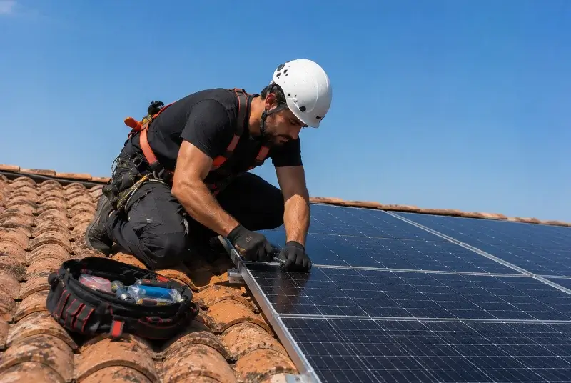 Maintenance et monitoring de panneaux solaires à Saint-Malo-de-Guersac