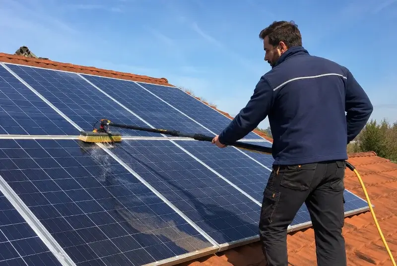Nettoyage et entretien de panneaux solaires à Saint-Malo-de-Guersac